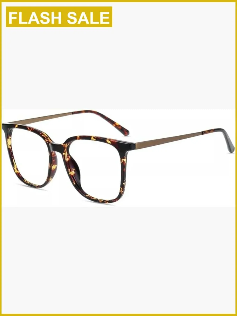 Oversized Square Blue Light Blocking Computer Glasses for Women Men